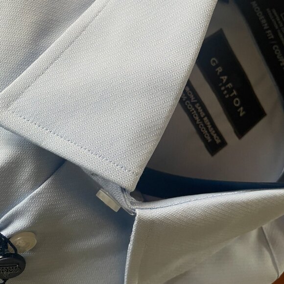 Grafton 1853 - Modern Fit Premium Non-Iron Dress Shirt - Picture 1 of 9